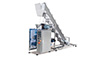 VFFS Machine with Compact Bucket Chain Conveyor